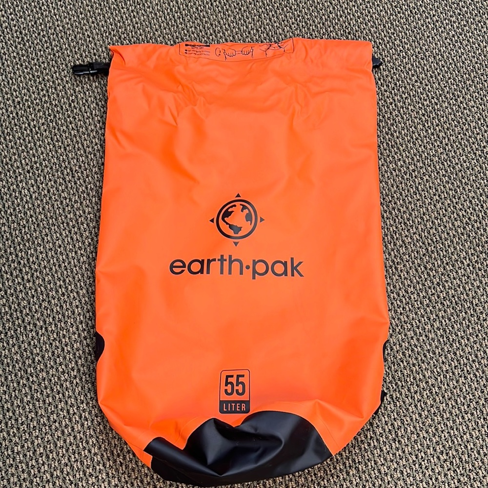 Earth-Pak Dry Bag Backpack - 55L Orange